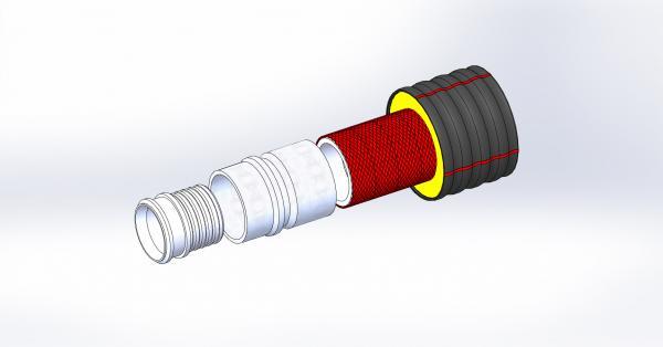 Пресс-фитинг под сварку сталь (в комплекте со стальной гильзой надвижной) 50х4,6 -0,6 МПа